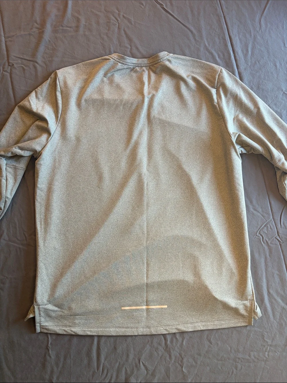 Nike Long Sleeve Dri-FIT Crew Shirt - Light Gray